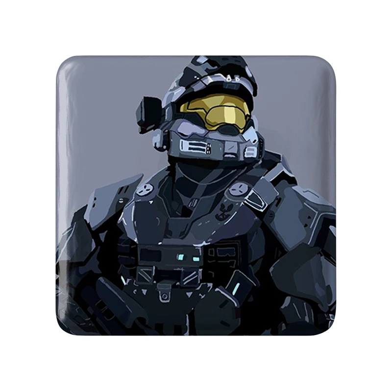 پیکسل خندالو طرح بازی هیلو (Halo) مدل مربعی کد 31489