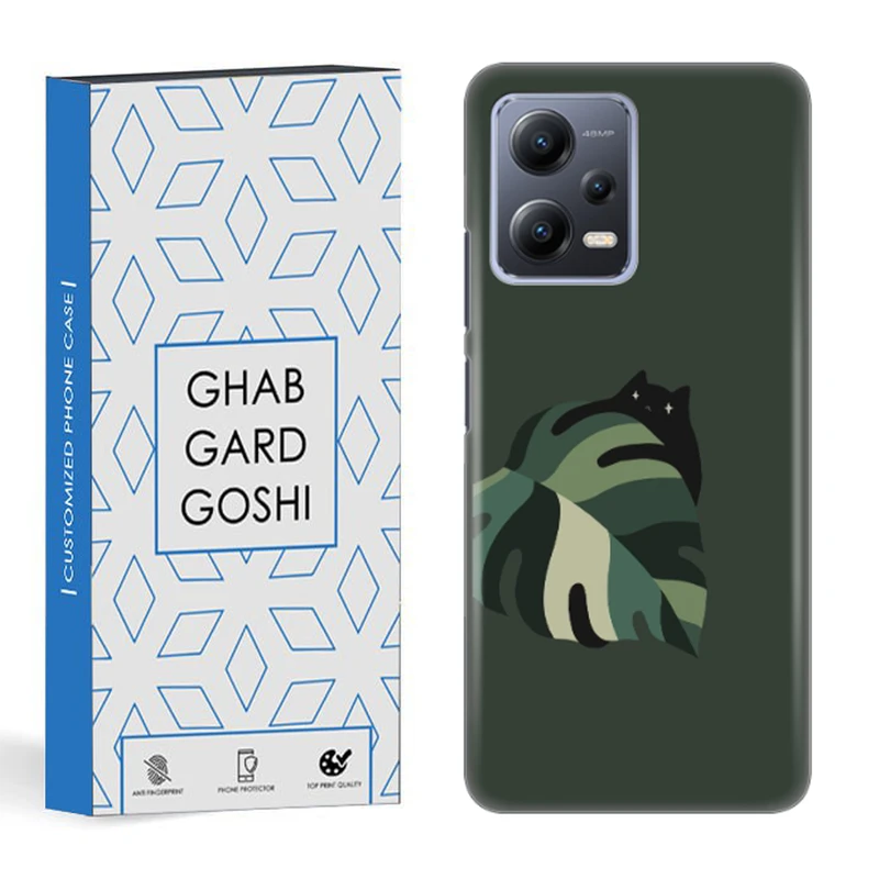 کاور قاب گارد گوشی طرح گربه کد DIMO-048 مناسب برای گوشی موبایل شیائومی redmi note 12 5g / poco x5 5g