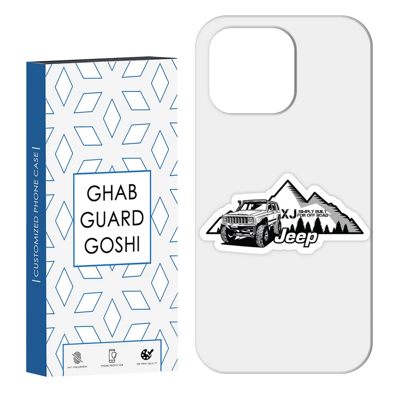 کاور قاب گارد گوشی طرح جیپ کد Dimo-748 مناسب برای گوشی موبایل اپل IPHONE 16 PRO   
