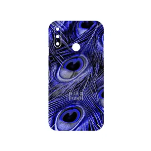 MAHOOT Purple Feather Cover Sticker for LG W10