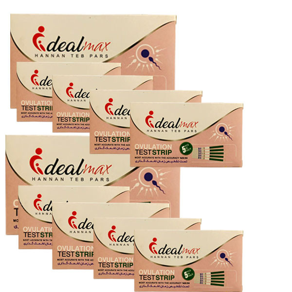 تست تخمک گذاری ایده ال مکس مدل LH مجموعه 10عددی