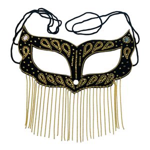 برقع دست دوز زنانه مدل زنجیر دار اینه دار