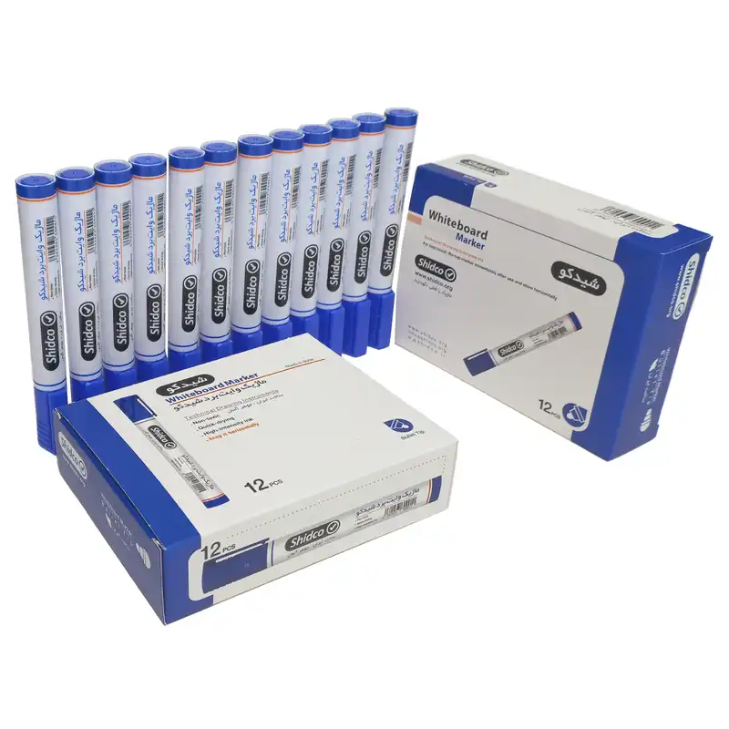 ماژیک وایت برد شیدکو مدل 01 بسته 12 عددی