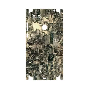 MAHOOT Collage of Skyscraper-FullSkin Cover Sticker for Motorola Moto E6 Play