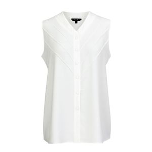 شومیز بدون آستین یقه هفت زنانه مدل جلوبسته 44840