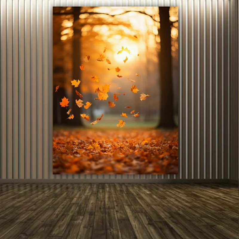 پوستر دیواری طرح ریزش برگ پاییزی کد SPD14111