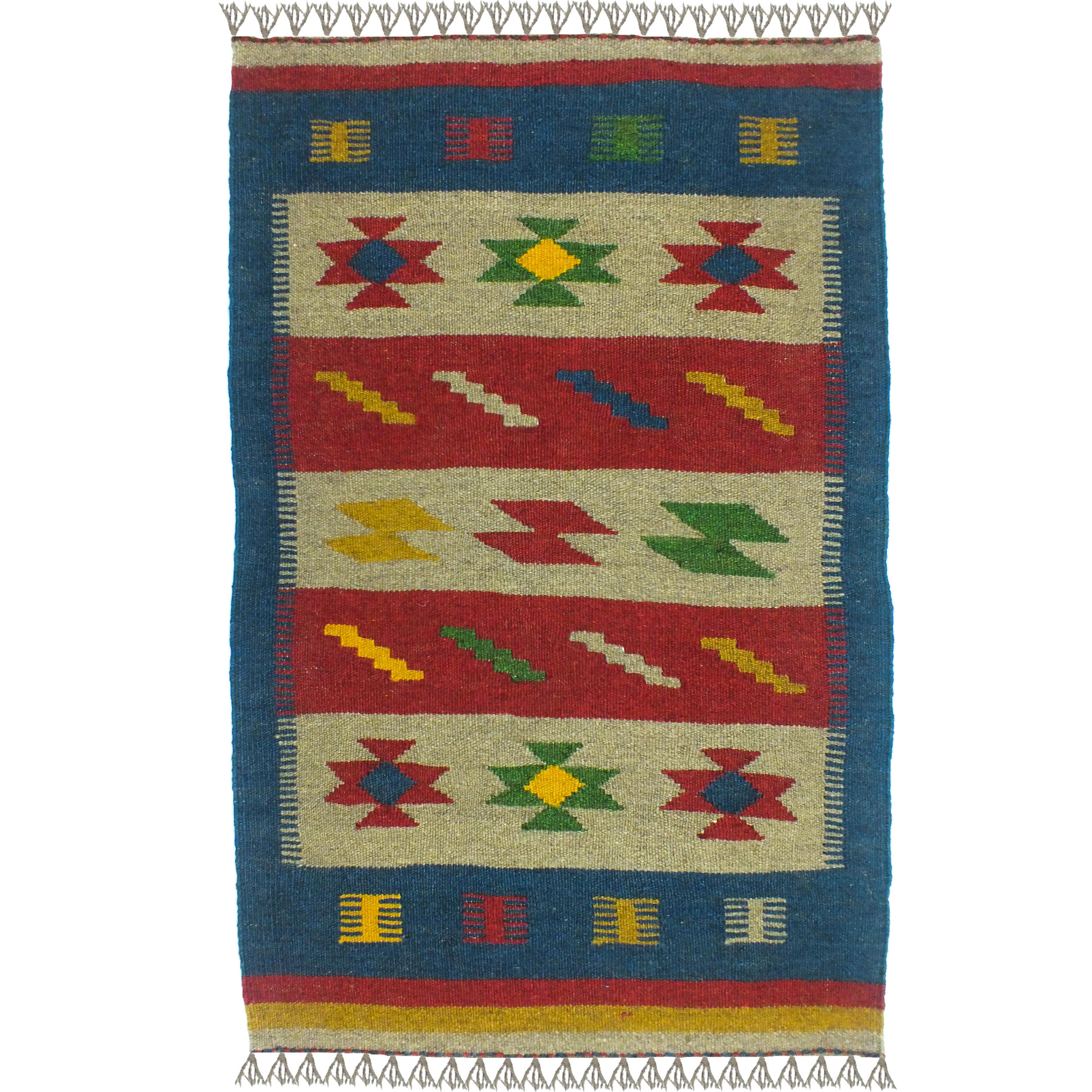 گلیم دستبافت یک متری آریا راگز کد 1146