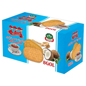 بیسکویت 8 گل با طعم نارگیل 777 - 700 گرم