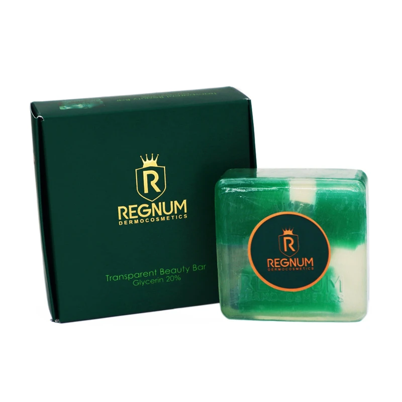 پن شستشو رگنوم مدل شفاف گلیسیرینه وزن 100 گرم