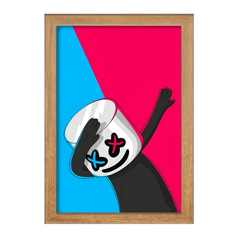 تابلو خندالو مدل مارشملو (Marshmello) کد F10847