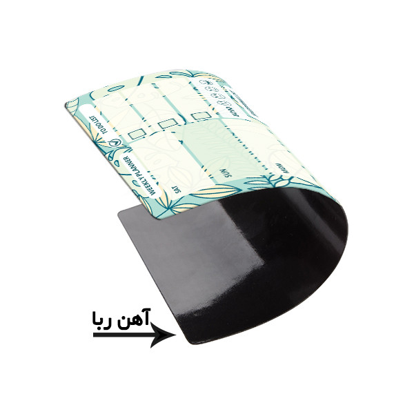 تخته وایت برد لاژید مدل برنامه ریزی سایز 14x18 سانتی متر