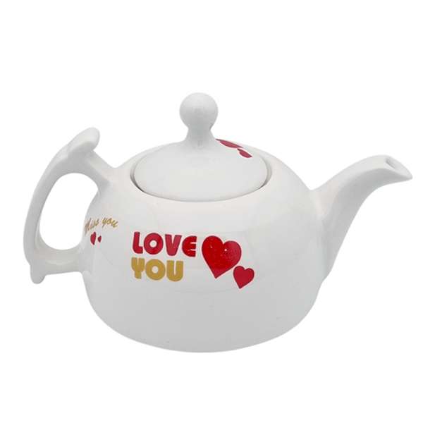 قوری مدل شقایق کد 11153xloveyou گنجایش 600 میلی لیتر قوری مدل شقایق کد 11153xloveyou گنجایش 600 میلی لیتر