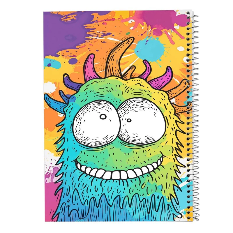 دفتر شطرنجی 50 برگ مدوپد طرح هیولای فانتزی کد DF16773