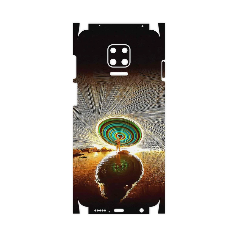 برچسب پوششی ماهوت مدل Night Light Fountain-FullSkin مناسب برای گوشی موبایل شیائومی Redmi Note 9S
