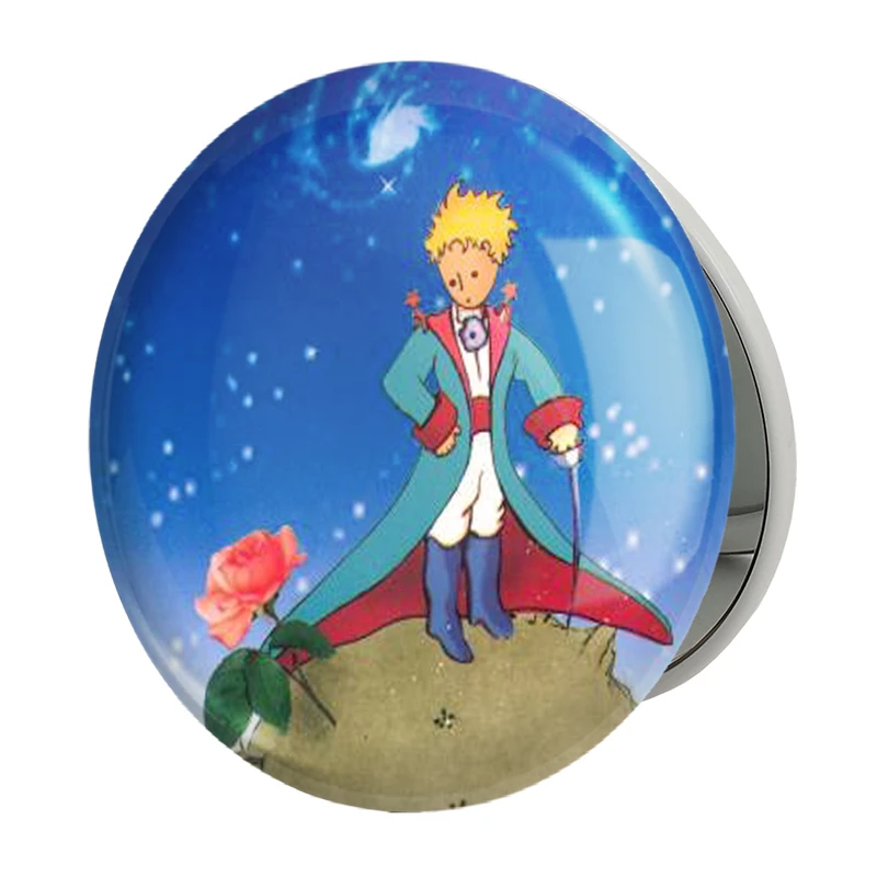 آینه جیبی خندالو طرح شازده کوچولو مدل تاشو کد 1838 