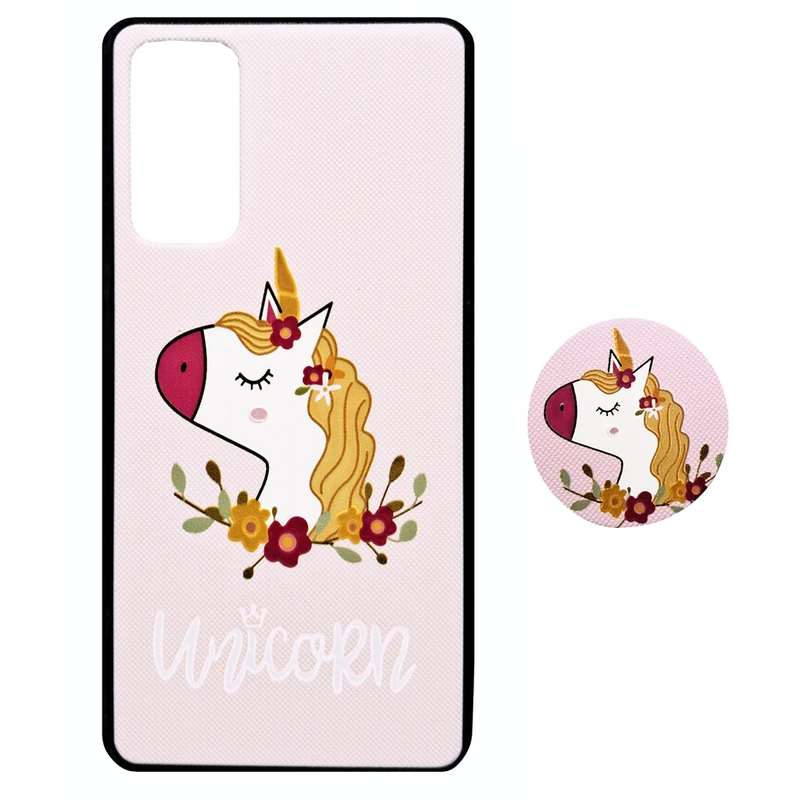 کاور مدل تک شاخ مغرور مناسب برای گوشی موبایل سامسونگ GALAXY S20 FE به همراه پاپ سوکت