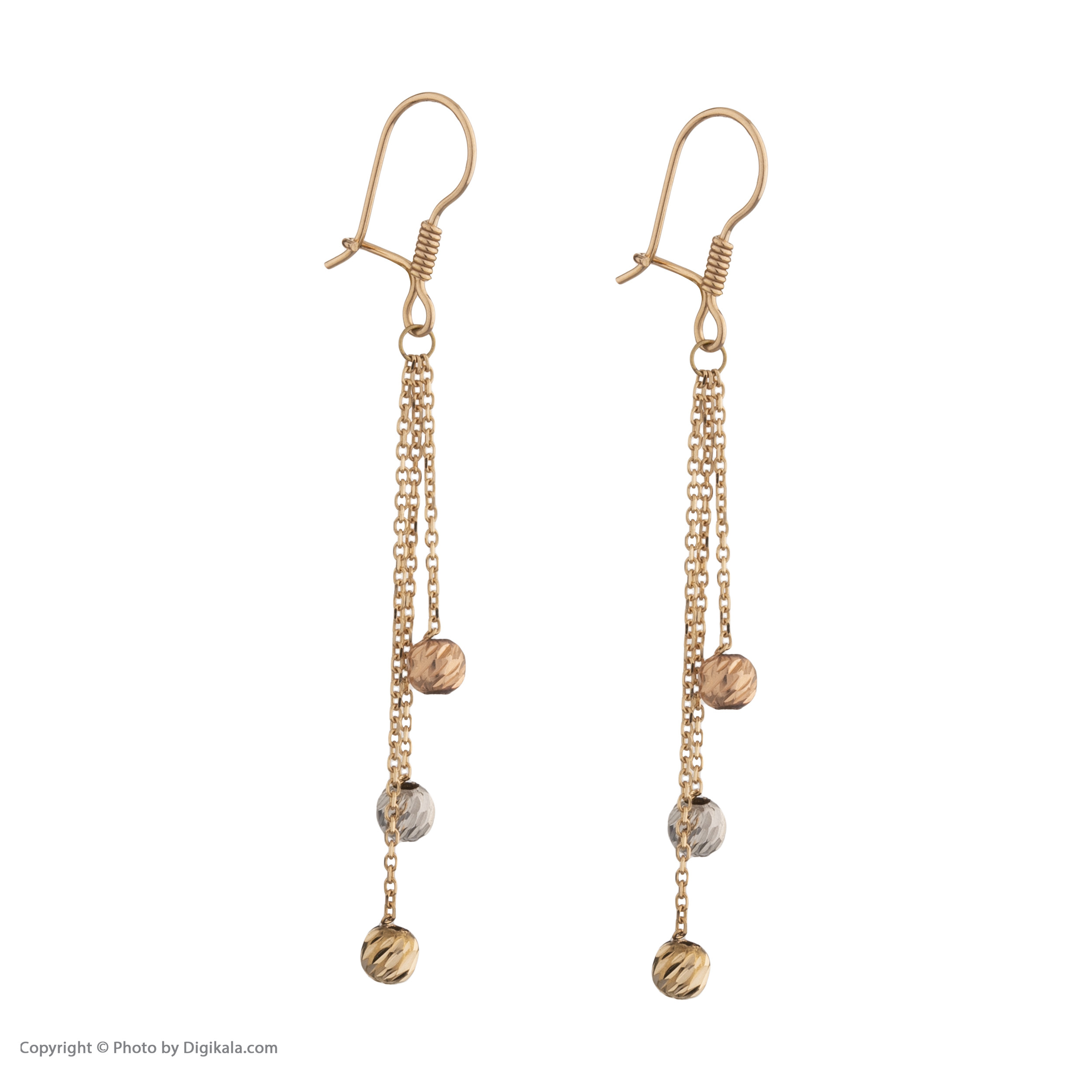 گوشواره طلا 18 عیار زنانه مایا ماهک مدل ME1112