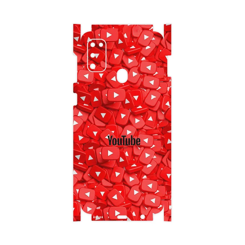 برچسب پوششی ماهوت مدل Youtube-FullSkin مناسب برای گوشی موبایل سامسونگ Galaxy M30s