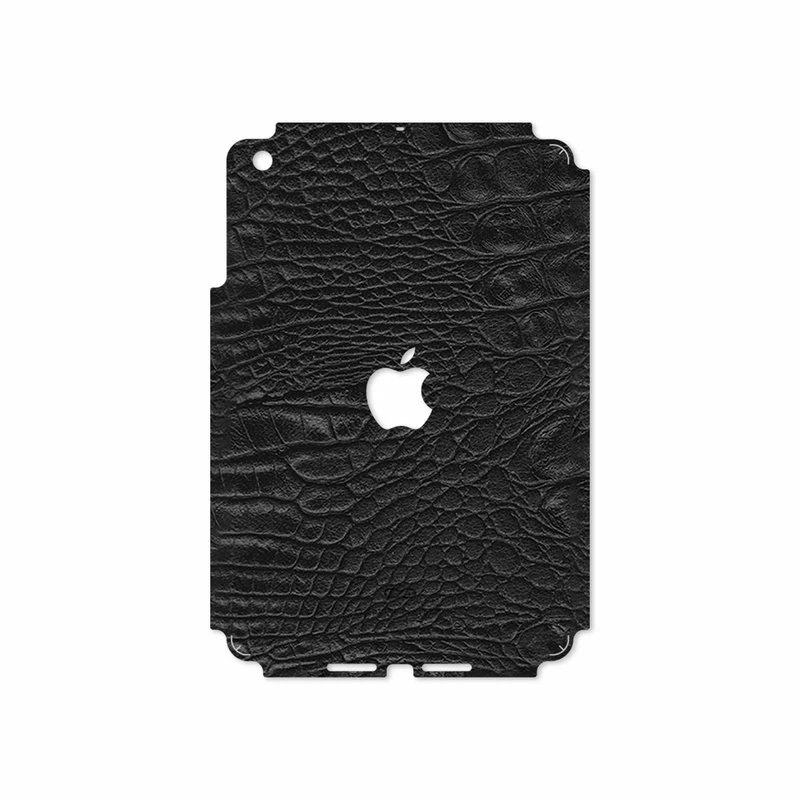 برچسب پوششی ماهوت مدل Black-Crocodile-Leather مناسب برای تبلت اپل iPad mini 2012 A1432
