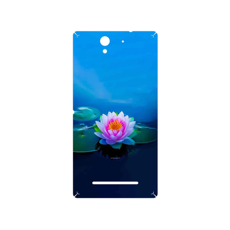 برچسب پوششی ماهوت مدل Lotus مناسب برای گوشی موبایل سونی Xperia C3 Dual