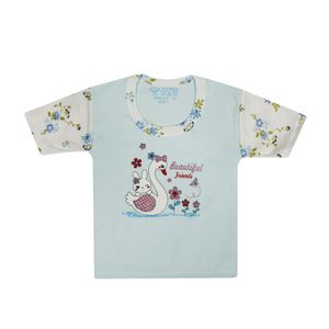 نقد و بررسی تی شرت آستین کوتاه نوزادی مدل 988831BU توسط خریداران