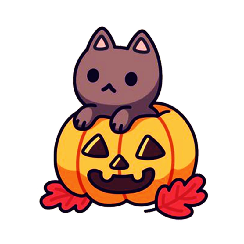 استیکر لپ تاپ مارکت میکس طرح گربه هالووین کد 1113MMIX