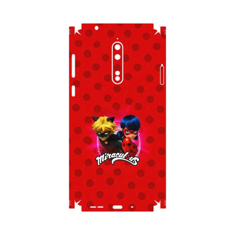 برچسب پوششی ماهوت مدل Ladybug and Cat Noir-FullSkin مناسب برای گوشی موبایل نوکیا 8