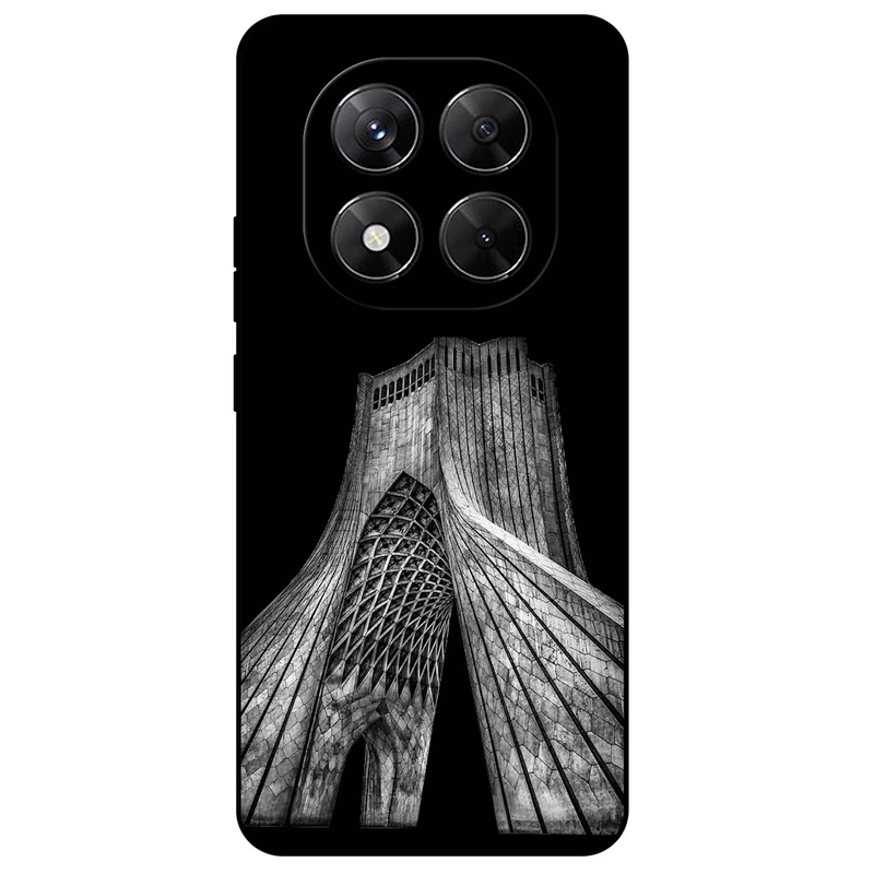 کاور مگافون طرح برج آزادی مدل 8263 مناسب برای گوشی موبایل شیائومی Redmi Note 14 Pro 4G