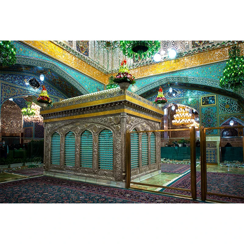 تابلو شاسی مدل روضه منوره و ضریح مطهر حرم امام رضا (ع) کد 10