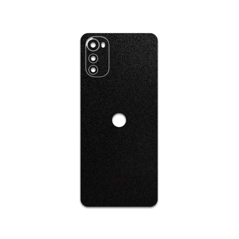 برچسب پوششی ماهوت مدل Black-Suede مناسب برای گوشی موبایل موتورولا Moto E32s