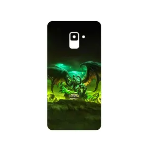 MAHOOT Warcraft Game Series Cover Sticker for Samsung Galaxy A8 Plus 2018