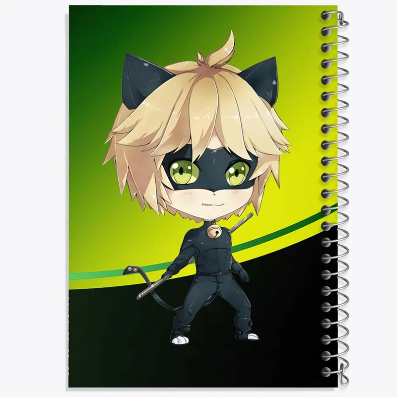 دفتر مشق 100 برگ خندالو طرح پسر گربه ای کد 25016