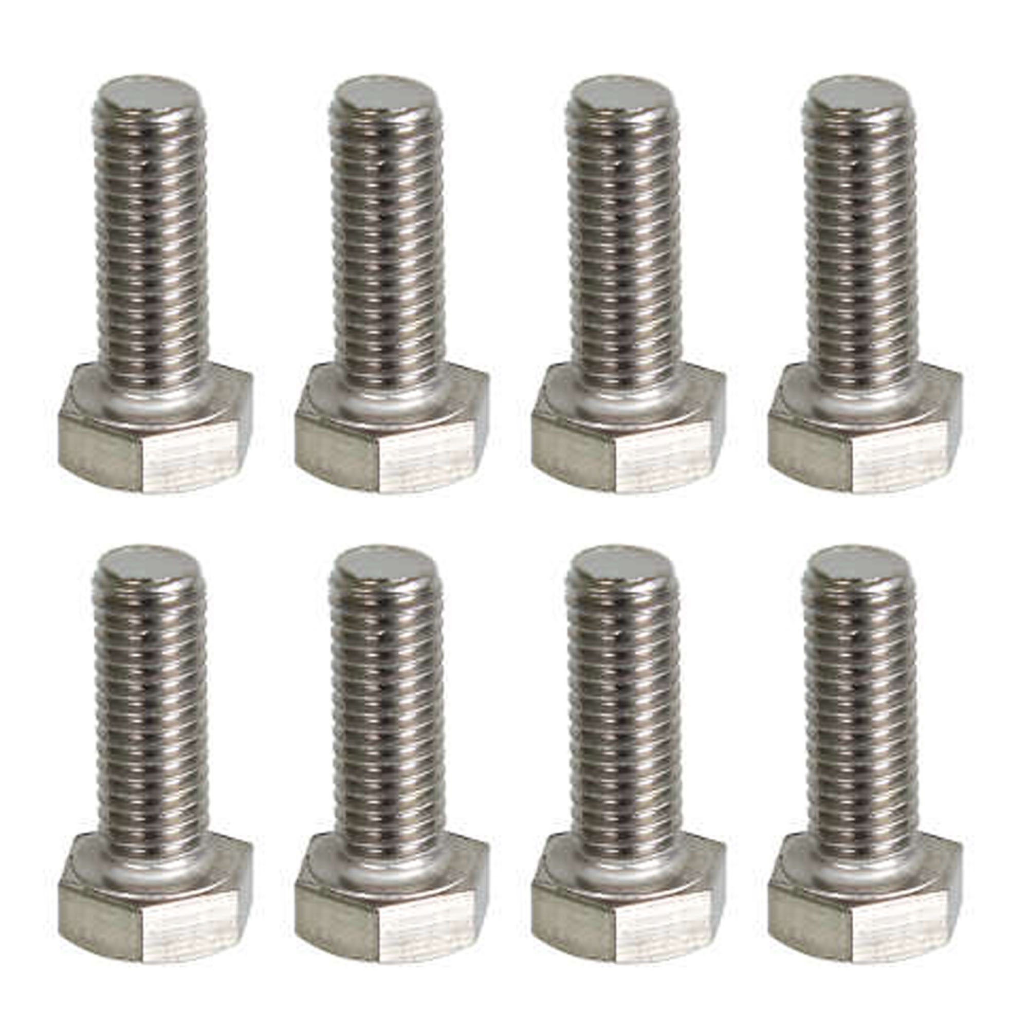 پیچ مدل P02 سر شش گوش آهنی 8x25 بسته 8 عددی