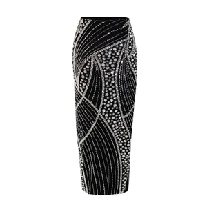 دامن راسته زنانه مدل موج