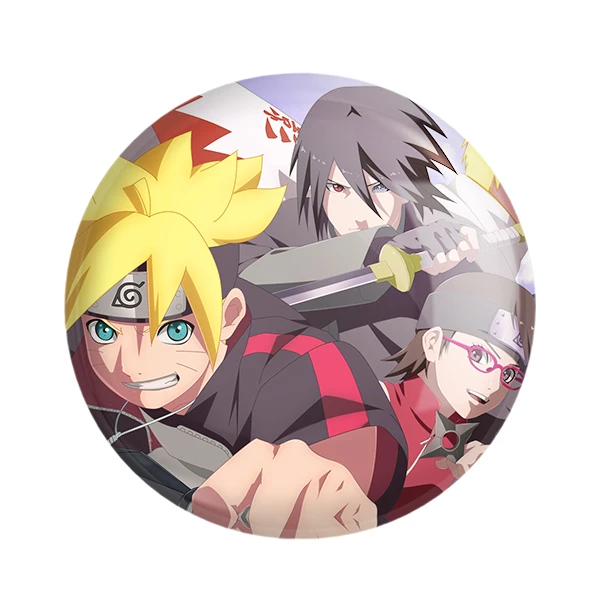 مگنت خندالو طرح بوروتو و ساسکه و ناروتو و سارادا انیمه بوروتو طرح Boruto کد 13146