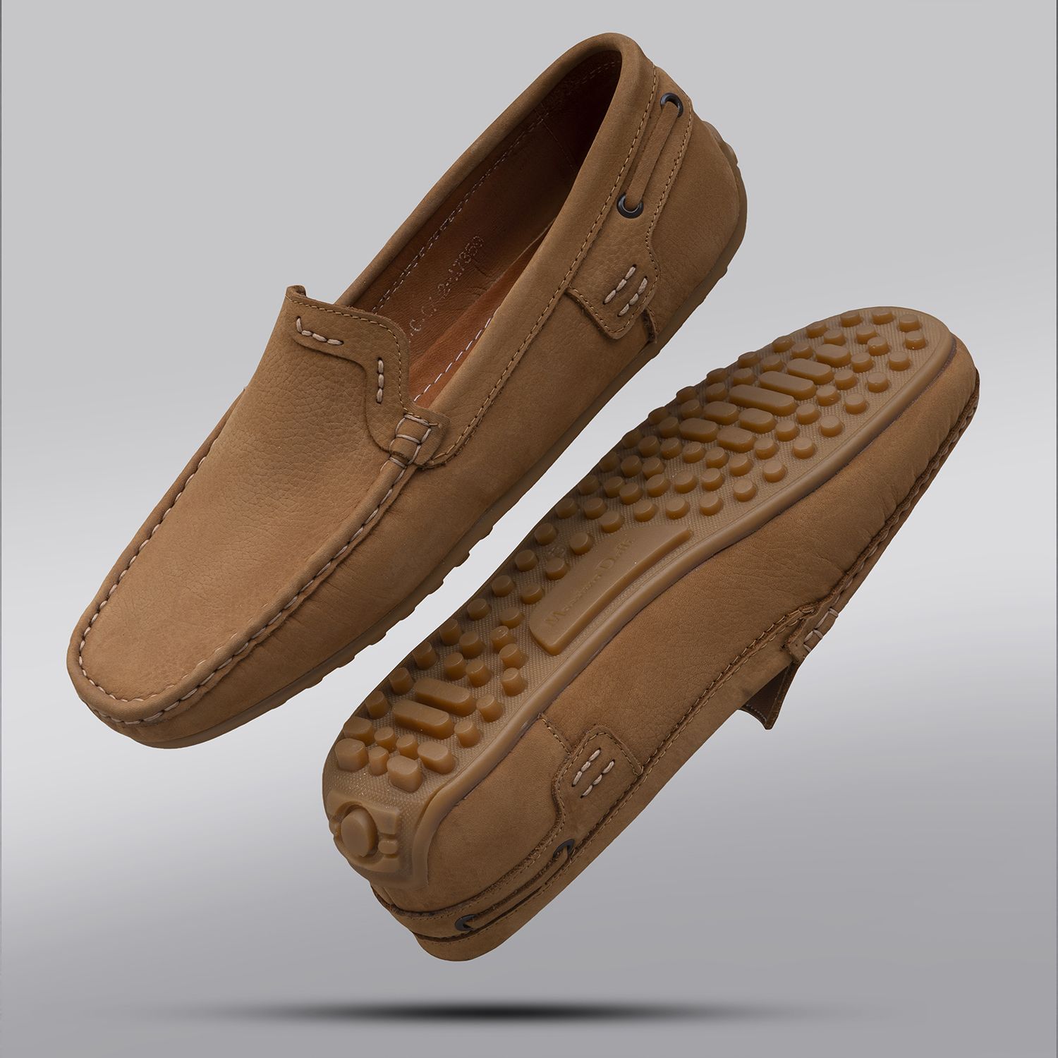 کفش کالج مردانه مدل چرم طبیعی کد 00015t.k رنگ عسلی -  - 2