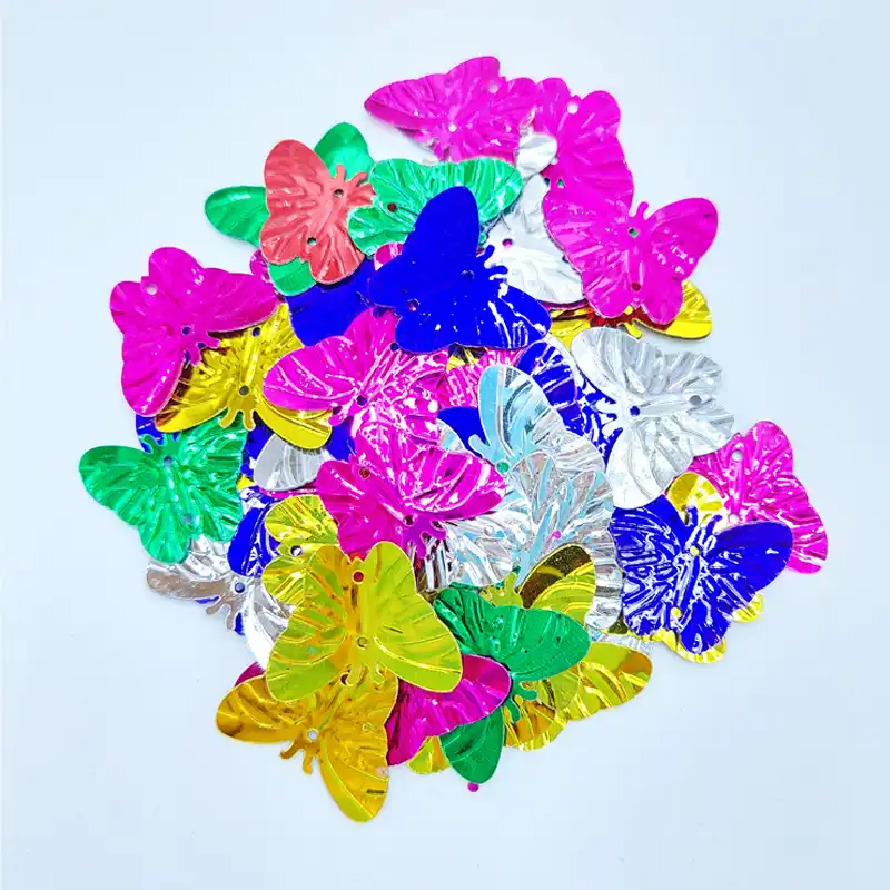 پولک مدل پروانه 5 رنگ کد 05 وزن 10 گرم