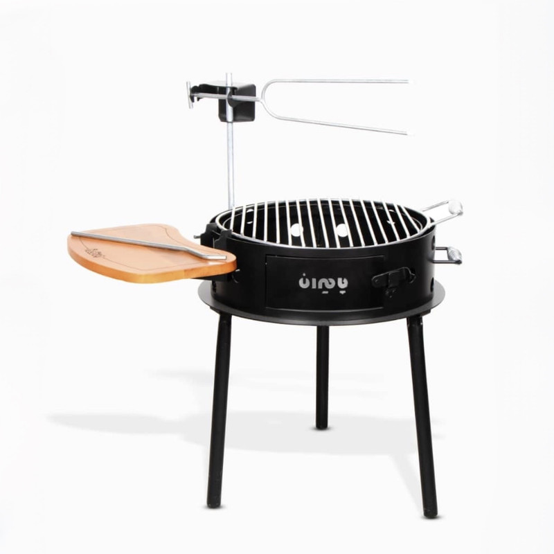 باربیکیو ذغالی مدل پامیران ۸ تکه کد S008