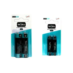 باتری قلمی و نیم قلمی تکسل مدل Super Heavy Duty بسته 4 عددی