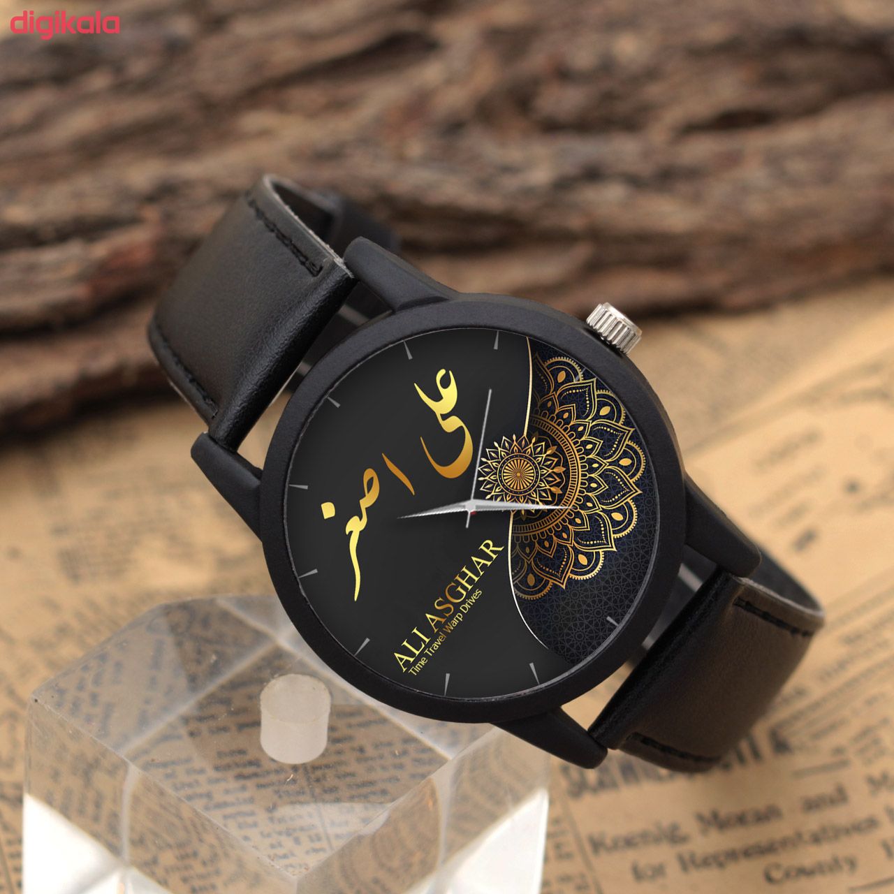 ساعت مچی عقربه ای مردانه طرح علی اصغر کد LF3275