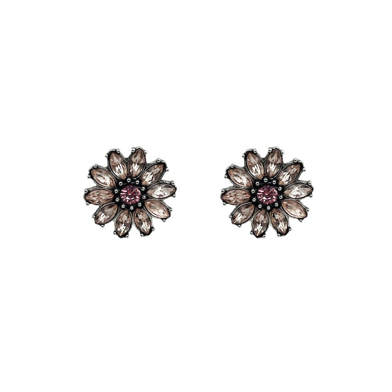 گوشواره دخترانه مدل Cristal Flower