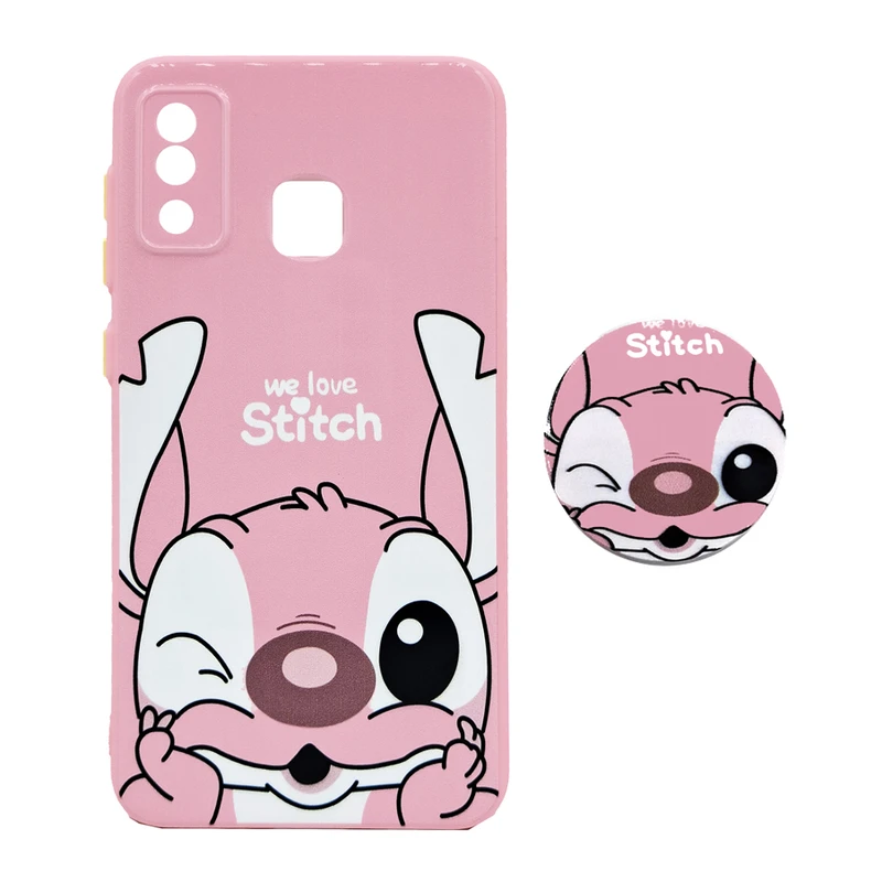 کاور مدل STIG uv مناسب برای گوشی موبایل سامسونگ Galaxy A20 / A30 / M10s به همراه پاپ سوکت