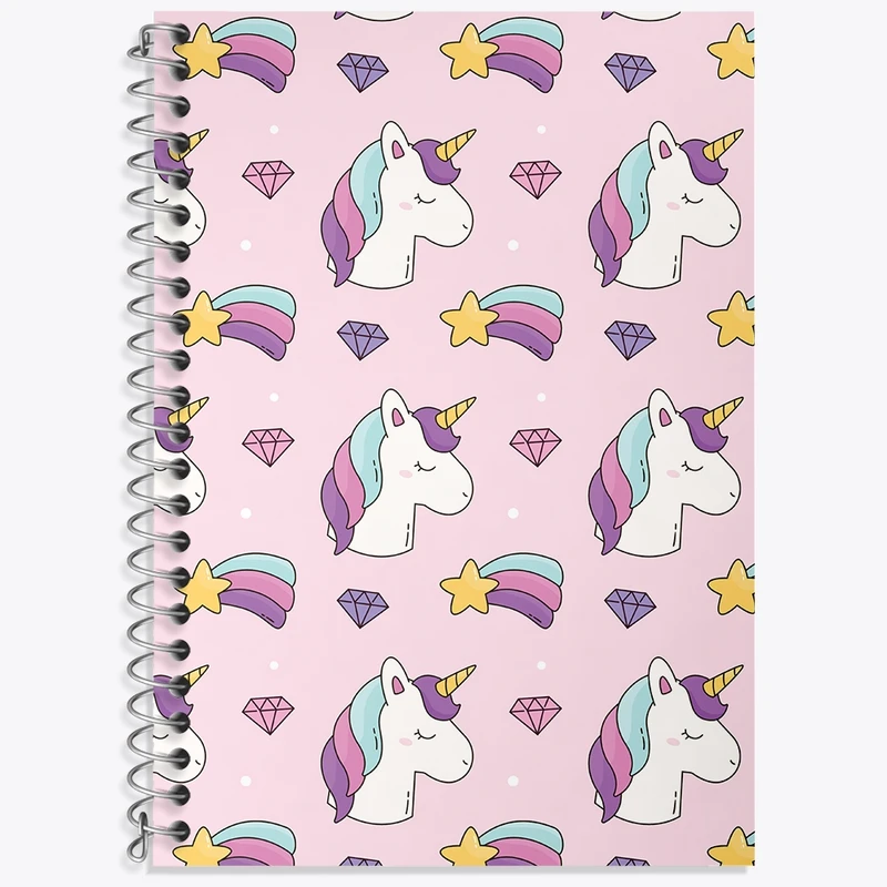 دفتر لغت 50 برگ خندالو طرح اسب تک شاخ کد N441