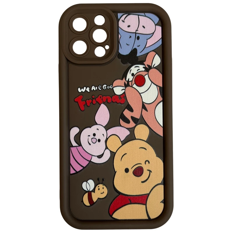 کاور مدل سولید طرح وینی پو کد 508 مناسب برای گوشی موبایل اپل iPhone 12 Pro