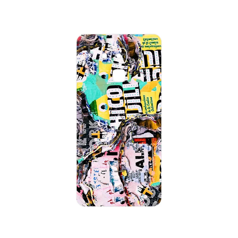 برچسب پوششی ماهوت مدل Collage of Teared Paper مناسب برای گوشی موبایل هوآوی Gt3