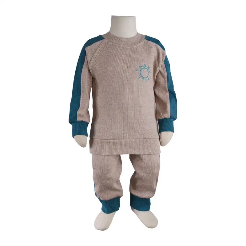 ست سویشرت و شلوار نوزادی آدمک مدل کبریتی