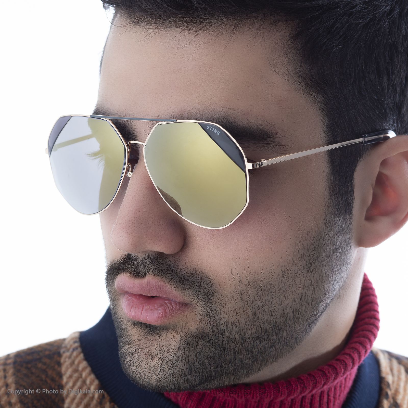 عینک آفتابی مردانه استینگ مدل SST215 A93G -  - 2