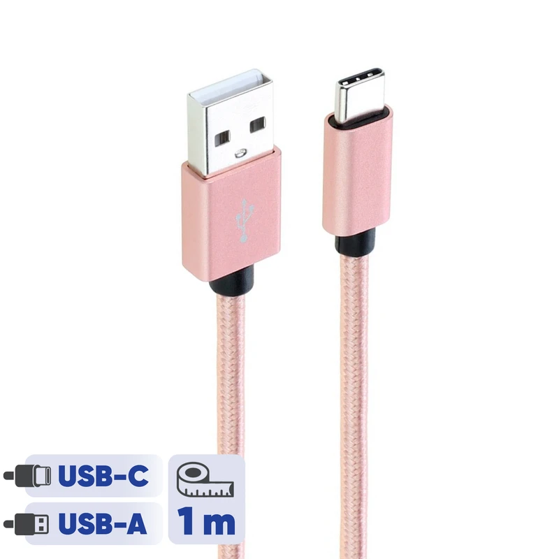 کابل شارژ، انتقال اطلاعات و تبدیل USB به USB-C المو مدل X-C-N طول 1 متر