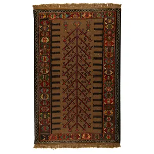 گلیم دستبافت دو متری کد 990792