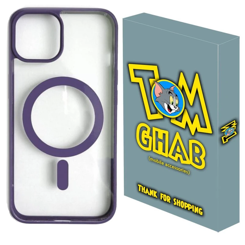 کاور قاب تام مدل مگ سیف رنگی مناسب برای گوشی موبایل اپل iPhone 13